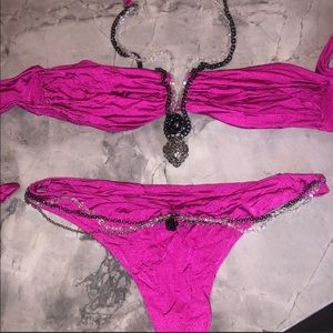 Beach Bunny Fuchsia Swimsuit Set 👙